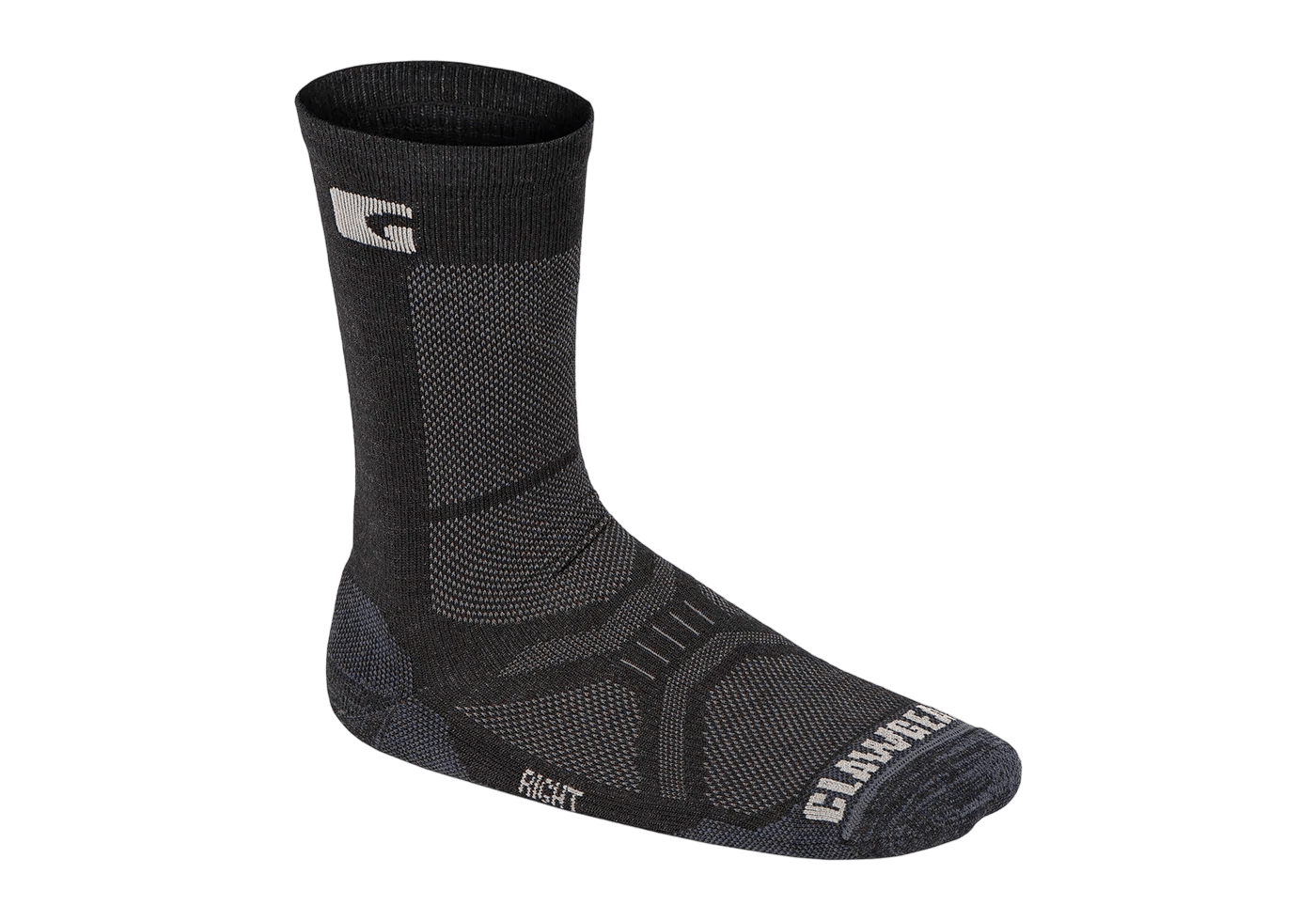 Clawgear - Merino Crew Socks, Black - Opsgear