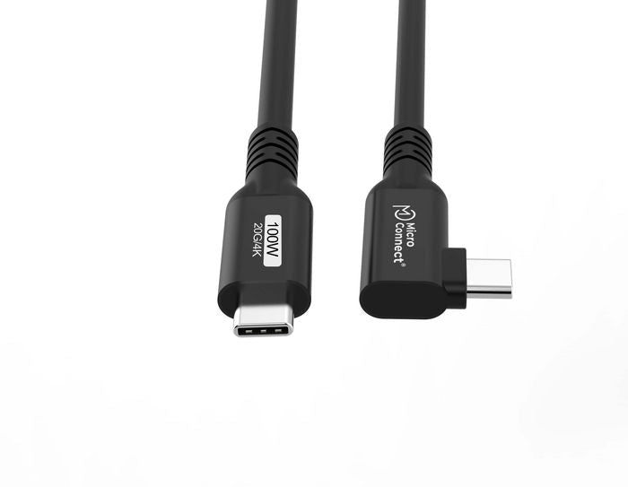 MicroConnect - Premium USB - C til USB - C cable (1 m, vinklet) - Opsgear