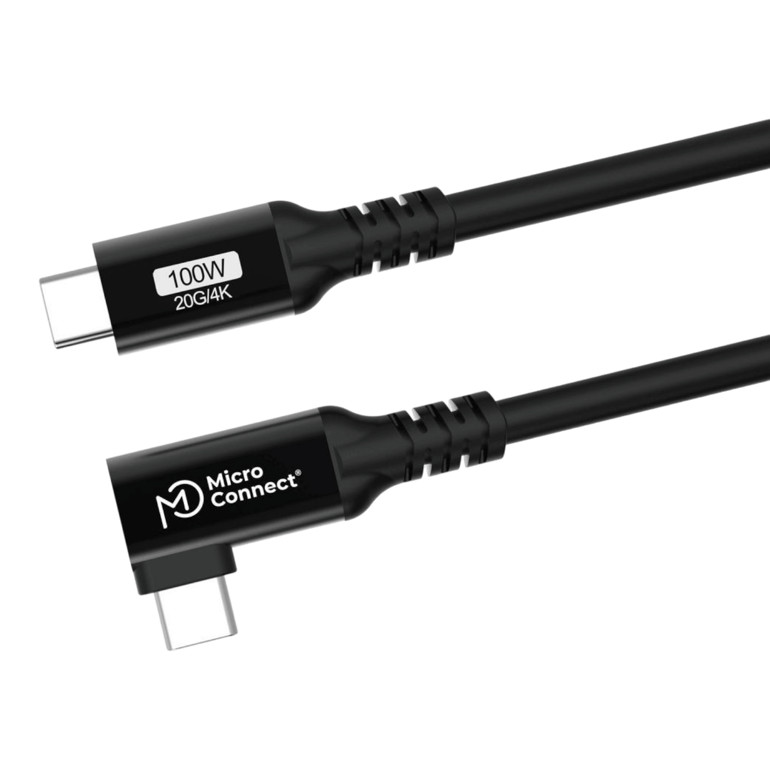 MicroConnect - Premium USB - C til USB - C cable (1 m, vinklet) - Opsgear