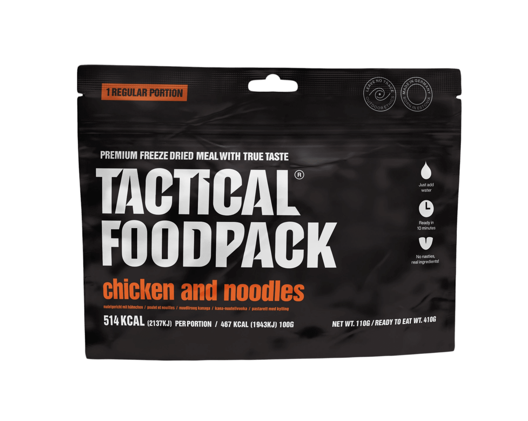 Tactical Foodpack - Chicken and Noodles, 514kcal/110g - Opsgear