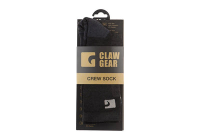 Clawgear - Merino Crew Socks, Black - Opsgear