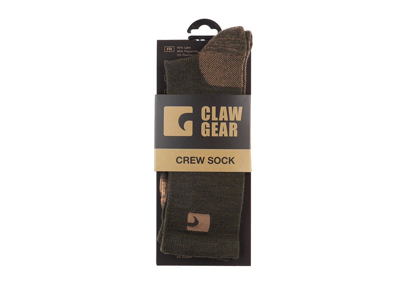 Clawgear - Merino Crew Socks, Green - Opsgear