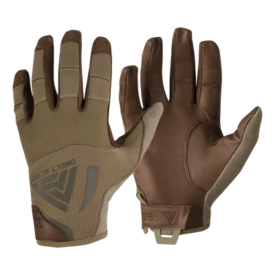 Direct Action Hard Gloves Leather, Coyote Brown