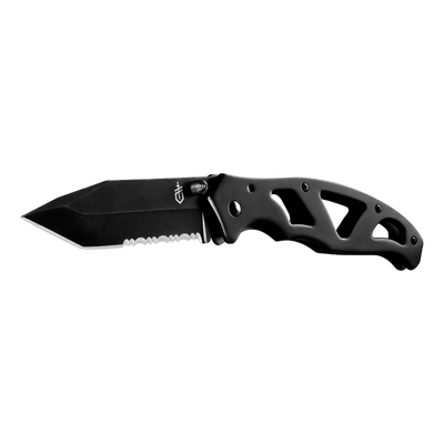 Gerber - Paraframe II Tanto Blk Folder Serrated - Opsgear