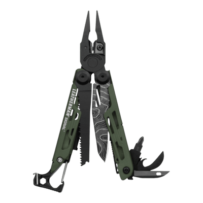 Leatherman - Multiverktøy Signal Topo m/taske Green Topo - Opsgear