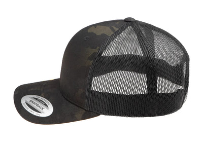 Multicam - Retro Trucker Cap, Multicam Black - Opsgear