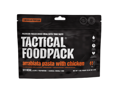 Tactical Foodpack - Arrabiata Pasta with Chicken, 511kcal/115g - Opsgear
