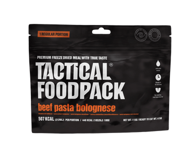 Tactical Foodpack - Beef Pasta Bolognese, 507kcal/115g - Opsgear