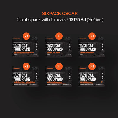 Tactical Foodpack - Sixpack Oscar, 2910kcal/640g - Opsgear