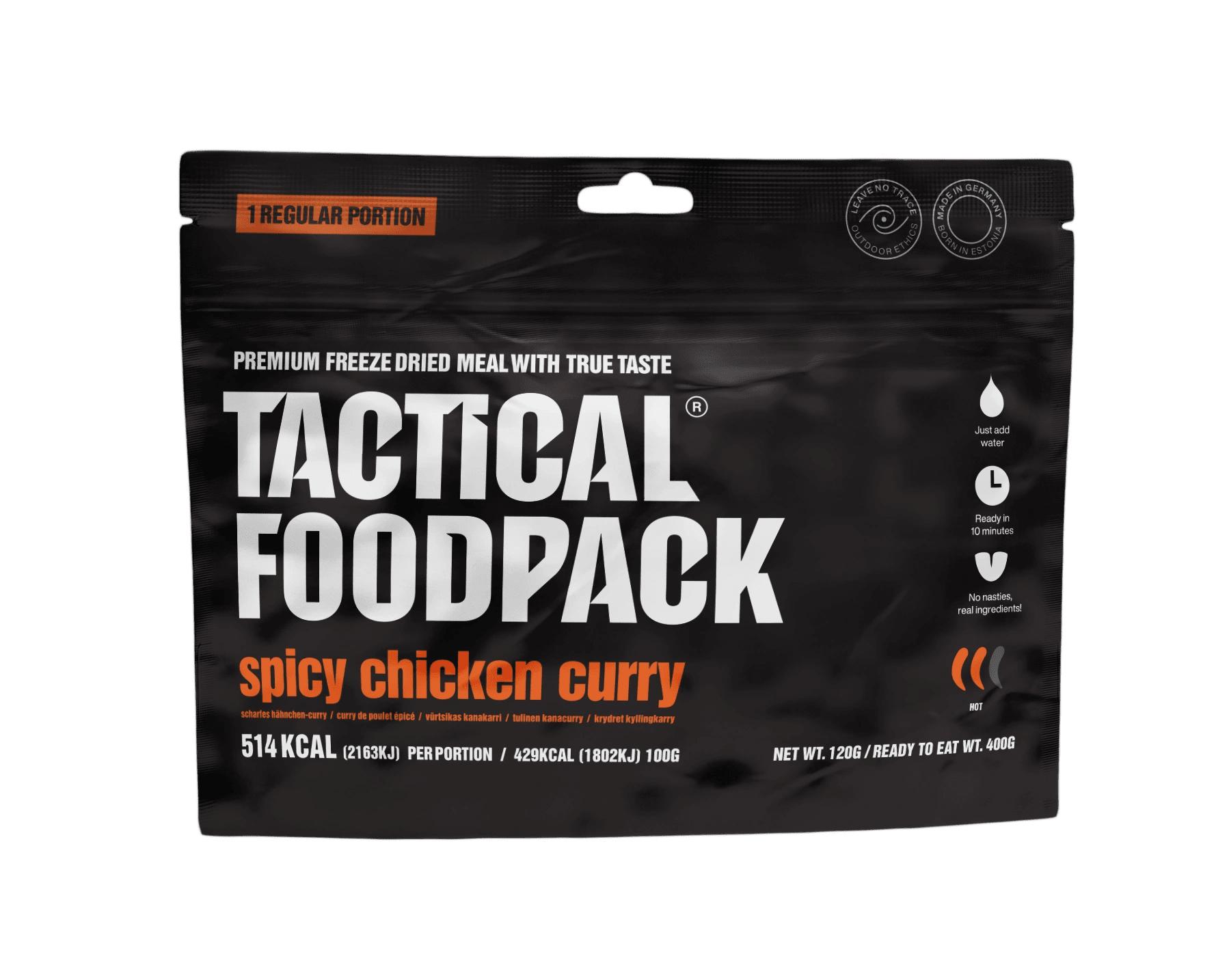 Tactical Foodpack - Spicy Chicken Curry, 514kcal/120g - Opsgear