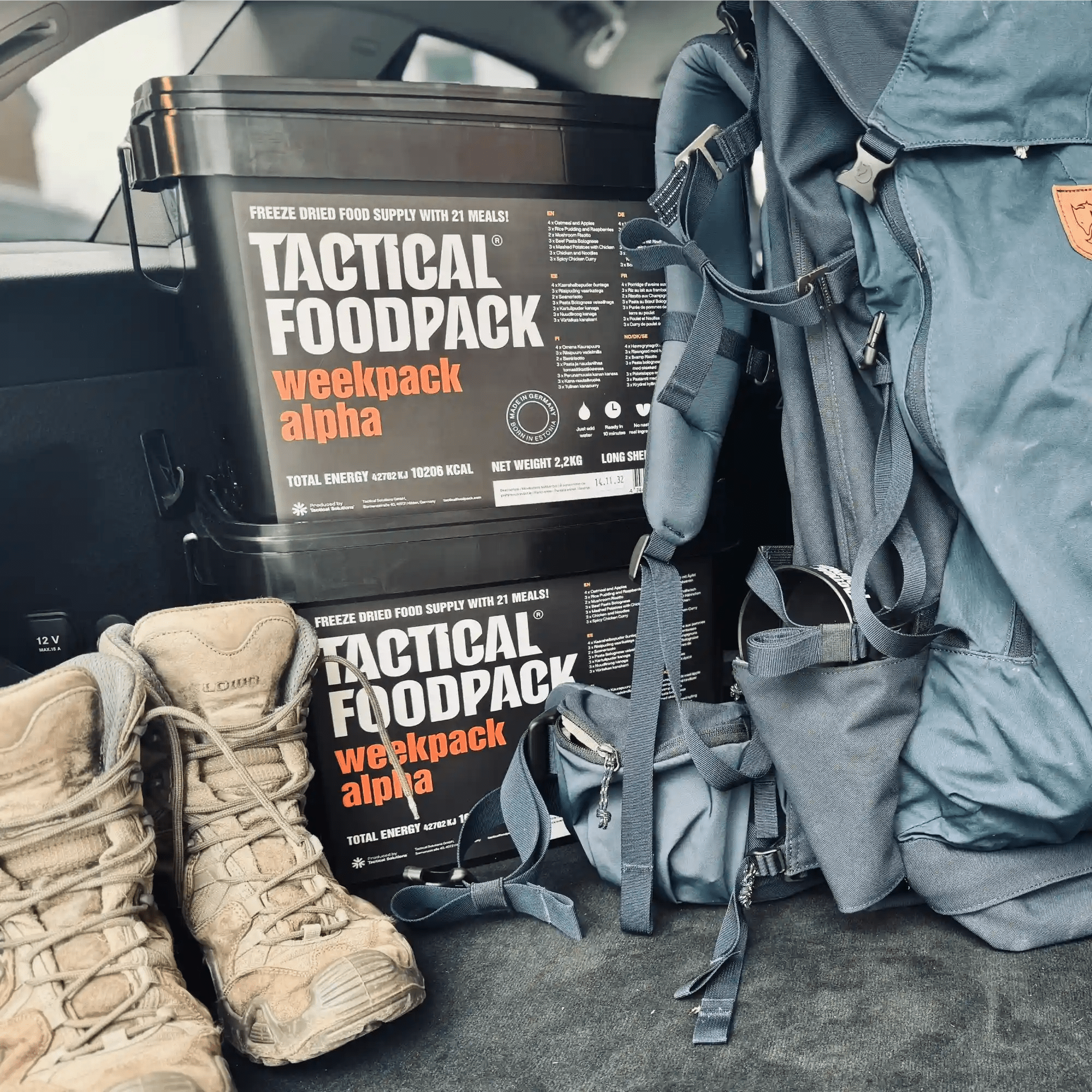 Tactical Foodpack - Weekpack Alpha, 10206kcal/2210g - Opsgear